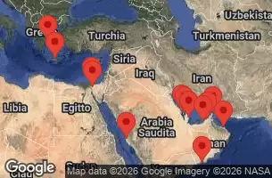 EXPLORA II - trasa 23 nocy podróż z: Piraeus (Athens) w dniu 29/11/2026 - Grecia, Egitto, Arabia Saudita, Oman, Emirati Arabi Uniti, Bahrein, Qatar