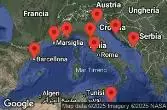 Italia, Croazia, Malta, Monaco, Francia, Spagna