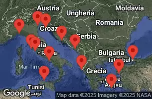 EXPLORA I - trasa 15 nocy podróż z: Istanbul w dniu 26/07/2025 - Turchia, Grecia, Italia, Montenegro, Croazia