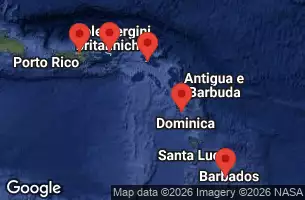 EXPLORA I - trasa 5 nocy podróż z: Bridgetown w dniu 26/02/2026 - Barbados, Guadalupa, Sint Maarten, Isole Vergini britanniche, Porto Rico