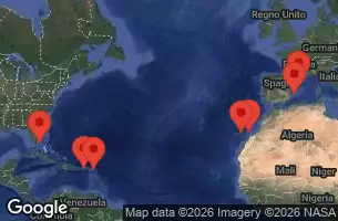 EXPLORA I - trasa 17 nocy podróż z: Miami w dniu 09/03/2026 - Stati Uniti, Porto Rico, Sint Maarten, Spagna, Marocco