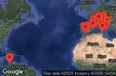 Spagna, Gibilterra, Francia, Monaco, Italia, Tunisia