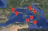 Spagna, Italia, Malta, Tunisia, Grecia