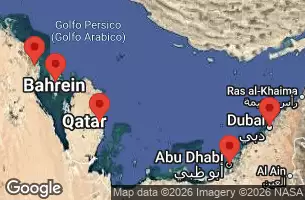 EXPLORA I - trasa 8 nocy podróż z: Dubai w dniu 05/02/2028 - Emirati Arabi Uniti, Bahrein, Qatar, Arabia Saudita, Singapore