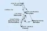 Fort de France,Pointe-a-Pitre,Bridgetown,Kingstown ,Castries,Saint George,Fort de France