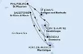 Fort de France,Pointe-a-Pitre,St John s,Philipsburg,Roseau,Basseterre,Fort de France