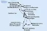 Fort de France,Pointe-a-Pitre,Roseau,Bridgetown,Kingstown,Saint George,Fort de France,Pointe-a-Pitre,Philipsburg,St John s,Basseterre,Roseau,Fort de France