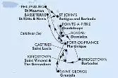 Fort de France,Pointe-a-Pitre,Bridgetown,Kingstown,Castries,Saint George,Fort de France,Pointe-a-Pitre,Roseau,Philipsburg,St John s,Basseterre,Fort de France
