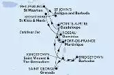 Bridgetown,Kingstown,Saint George,Fort de France,Pointe-a-Pitre,Philipsburg,St John s,Basseterre,Roseau,Fort de France,Pointe-a-Pitre,Kingstown,Bridgetown