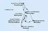 Pointe-a-Pitre,Bridgetown,Kingstown,Castries,Saint George,Fort de France,Pointe-a-Pitre