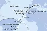 Rio de Janeiro,Buzios,Salvador,Maceio,Mindelo,Las Palmas de G.Canaria,Arrecife de Lanzarote,Malaga,Valencia