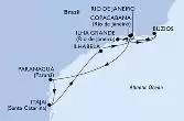 Paranagua,Itajai,Ilhabela,Rio de Janeiro,Ilha Grande,Buzios,Copacabana,Copacabana,Paranagua