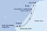 Santos,Balneario Camboriu,Punta Del Este,Buenos Aires,Santos