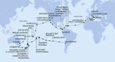 Chile,Pitcairn,French Polynesia,Cook Islands,New Zealand,Australia,New Caledonia,Vanuatu,Samoa,American Samoa,United States,Mexico,Costa Rica,Panama,Dominican Republic,Virgin Islands,Netherlands Antilles,Spain,Italy