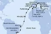 Brazil,Cape Verde,Portugal,Morocco,Spain,France,Italy,Malta