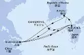 Shanghai,Fukuoka,Busan,Shanghai,Gangjeong,Fukuoka,Shanghai