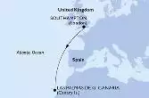 Southampton,Las Palmas de G.Canaria