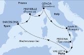  MSC SEAVIEW od 12/06/2022 do 19/06/2022 podróż z: Genoa, Italy