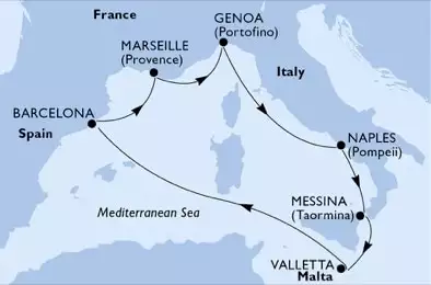 France,Italy,Malta,Spain