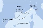 Genoa,Barcelona,Marseille,Genoa