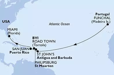 Portugal,Antigua and Barbuda,Netherlands Antilles,Virgin Islands (British),Puerto Rico,United States