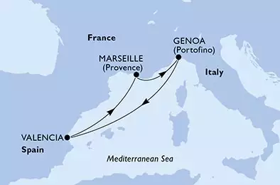 Marseille,Genoa,Valencia,Marseille