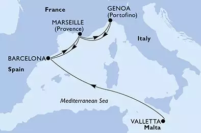 Malta,Spain,France,Italy