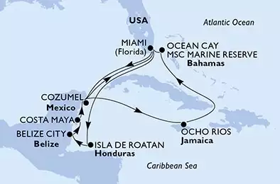 United States,Honduras,Belize,Mexico,Jamaica,Bahamas
