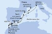 Marseille,Barcelona,Tangier,Casablanca,Ceuta,Malaga,Alicante,Genoa