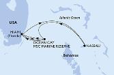 Miami,Ocean Cay,Ocean Cay,Miami,Nassau,Ocean Cay,Ocean Cay,Miami