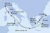 Istanbul,Istanbul,Piraeus,Palermo,Civitavecchia,Genoa,Kusadasi,Istanbul