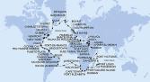 Marseille,Barcelona,Palma de Mallorca,Siracusa,Valletta,Limassol,Haifa,Haifa,Port Said,Alexandria,Suez Canal North,Suez Canal South,Sharm El-Sheikh,Safaga,Aqaba,Jeddah,Jeddah,Mombasa,Zanzibar,Port Victoria,Port Louis,La Possession,Portuguese Island,Durban,Port Elizabeth,Cape Town,Cape Town,Walvis Bay,Walvis Bay,Jamestown,Rio de Janeiro,Rio de Janeiro,Salvador,Belem,Fazendinha,Manaus,Manaus,Santarem,Fazendinha,Castries,Bridgetown,Fort de France,Puerto Plata,Ocean Cay,Miami,Miami,New York,New York,Newport,Halifax,Sydney,Charlottetown,Quebec,Quebec,Quebec,Nuuk,Nuuk,Isafjordur,Reykjavik,Reykjavik,Belfast,Liverpool,Southampton,Le Havre