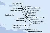 Bridgetown,Port of Spain,Saint George,Fort de France,Pointe-a-Pitre,Roseau,Philipsburg,St John s,Basseterre,Fort de France,Pointe-a-Pitre,Castries,Bridgetown