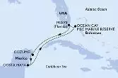 Miami,Cozumel,Costa Maya,Ocean Cay,Miami