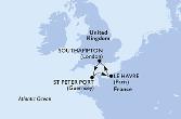 Southampton,St Peter Port,Le Havre,Southampton