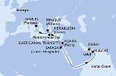Naples,Piraeus,Heraklion,Suez Canal North,Suez Canal South,Safaga,Aqaba,Muscat,Dubai