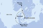 Hamburg,Copenhagen,Oslo