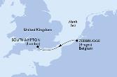 Zeebrugge,Southampton