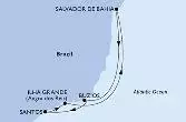 Santos,Ilha Grande,Salvador,Buzios,Santos