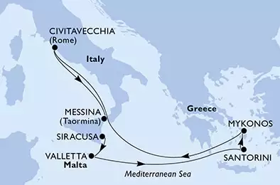 Italy,Malta,Greece