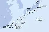 Yokohama,Kobe,Naha,Ishigaki,Keelung,Yokohama