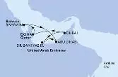  MSC VIRTUOSA od 20/01/2024 do 27/01/2024 podróż z: Dubai,U.Arab Emirates