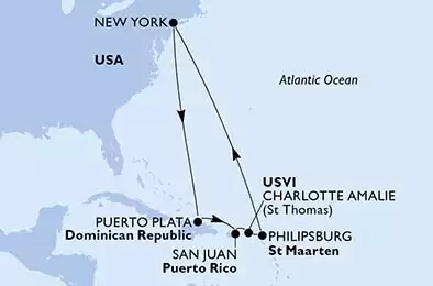 United States,Dominican Republic,Puerto Rico,Virgin Islands (U.S.),Netherlands Antilles