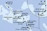 Italy,Greece,Egypt,Jordan,Oman,Mauritius,Reunion,South Africa