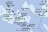 Turkey,Greece,Italy,Croatia,Egypt,Jordan,Oman,Mauritius,Reunion,South Africa