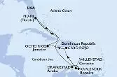  MSC DIVINA od 20/11/2025 do 30/11/2025 podróż z: Miami United States