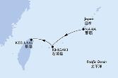 Naha,Ishigaki,Keelung