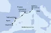 Genoa,Marseille,Tarragona,Valencia