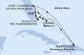 Port Canaveral,Puerto Plata,Nassau,Ocean Cay,Port Canaveral,Nassau,Ocean Cay,Port Canaveral