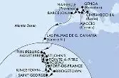 Genoa,Civitavecchia,Ajaccio,Marseille,Barcelona,Las Palmas de G.Canaria,Philipsburg,Basseterre,Roseau,Bridgetown,Saint George,Kingstown,Fort de France,Pointe-a-Pitre,Philipsburg,St John s,Basseterre,Roseau,Fort de France